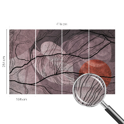 3D tapeta na stenu Energetická abstrakcia
