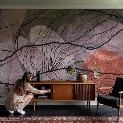 3D tapeta na stenu Energetická abstrakcia