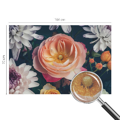 Tapeta do obývačky Kvetinová harmónia