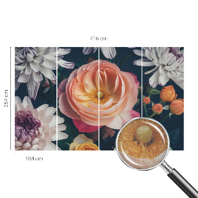 Tapeta do obývačky Kvetinová harmónia