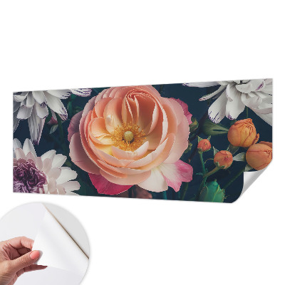 Tapeta do obývačky Kvetinová harmónia