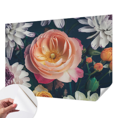 Tapeta do obývačky Kvetinová harmónia