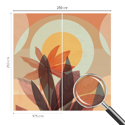 Moderná tapeta na stenu Kvetinová abstrakcia