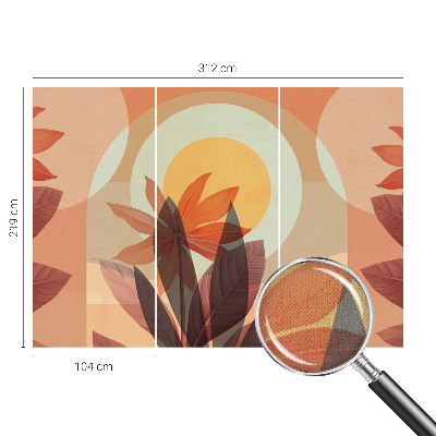 Moderná tapeta na stenu Kvetinová abstrakcia