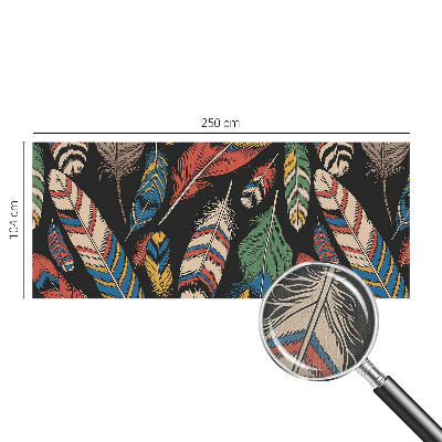 Tapeta do obývačky Farebné perie