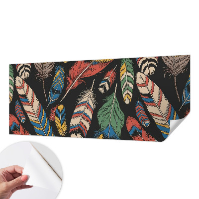 Tapeta do obývačky Farebné perie