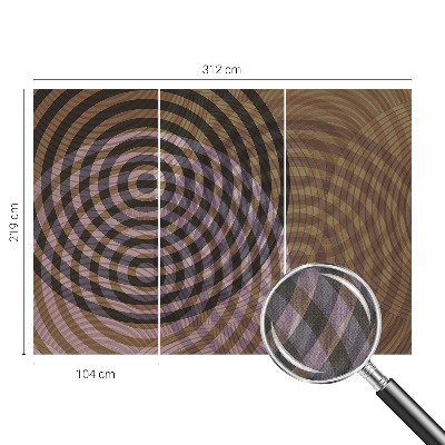 Samolepiaca tapeta Hypnotizujúce kruhy