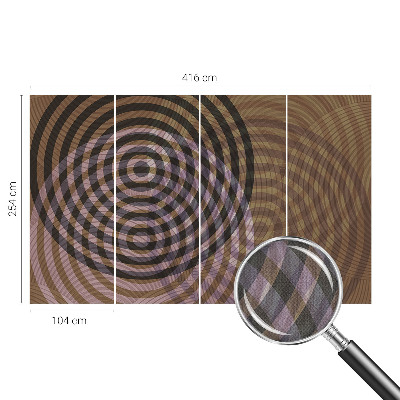 Samolepiaca tapeta Hypnotizujúce kruhy