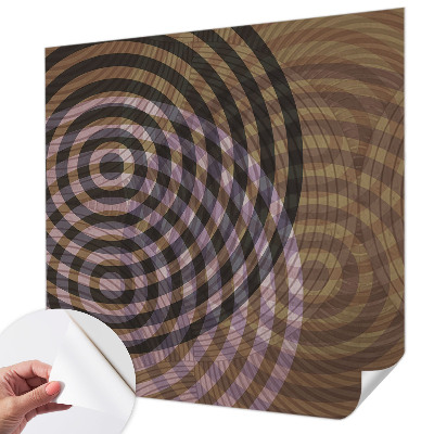 Samolepiaca tapeta Hypnotizujúce kruhy