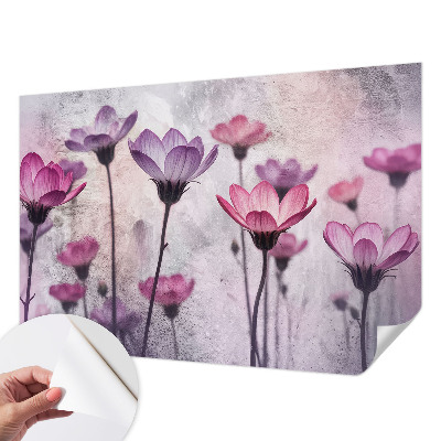 Fotografická tapeta samolepiaca Pastelové kvety