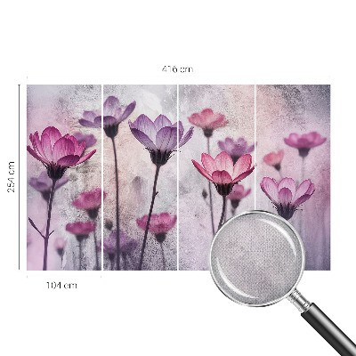 Fotografická tapeta samolepiaca Pastelové kvety