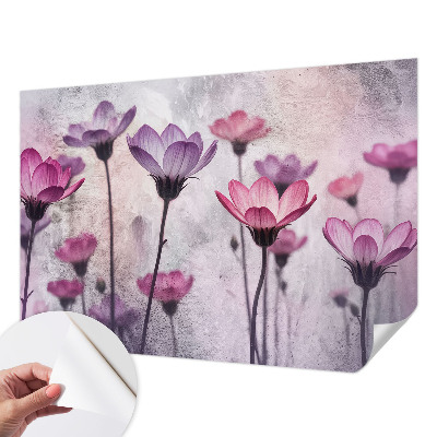 Fotografická tapeta samolepiaca Pastelové kvety