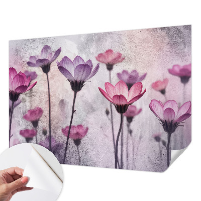 Fotografická tapeta samolepiaca Pastelové kvety