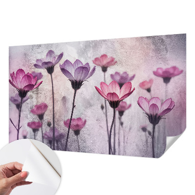 Fotografická tapeta samolepiaca Pastelové kvety