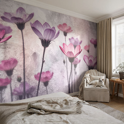 Fotografická tapeta samolepiaca Pastelové kvety