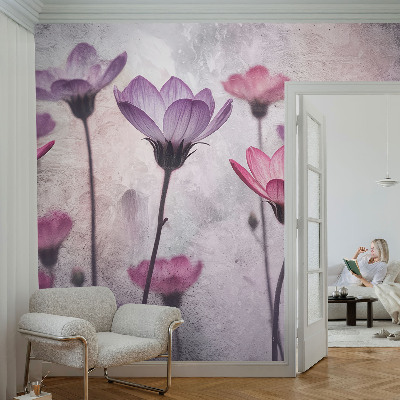 Fotografická tapeta samolepiaca Pastelové kvety