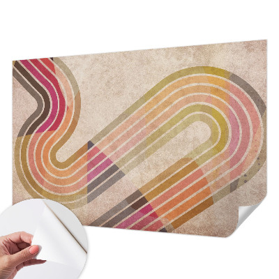 Samolepiaca fototapeta do spálne Geometrické čiary