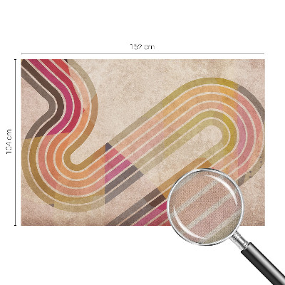 Samolepiaca fototapeta do spálne Geometrické čiary