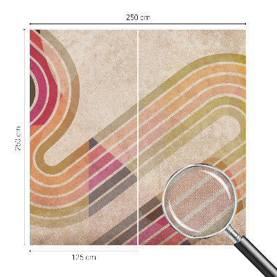 Samolepiaca fototapeta do spálne Geometrické čiary