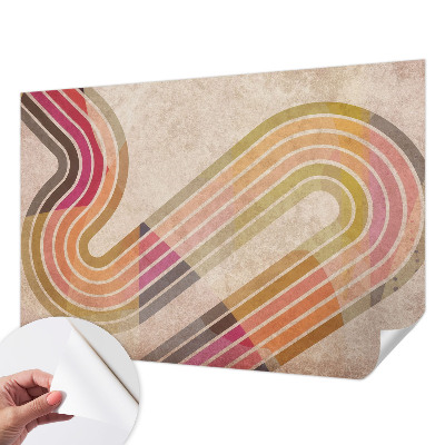 Samolepiaca fototapeta do spálne Geometrické čiary