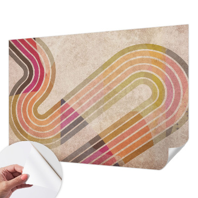 Samolepiaca fototapeta do spálne Geometrické čiary