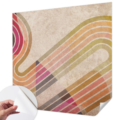 Samolepiaca fototapeta do spálne Geometrické čiary