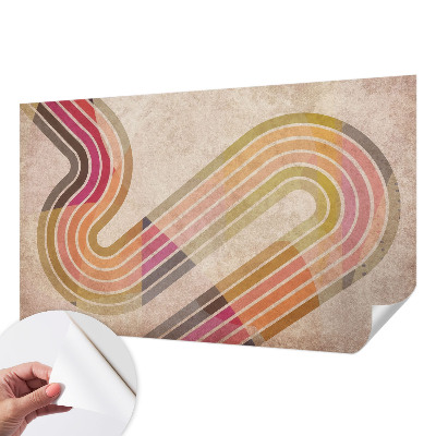 Samolepiaca fototapeta do spálne Geometrické čiary