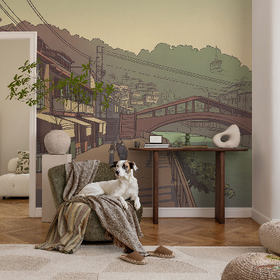 Tapeta do detskej izby Pastelová krajina