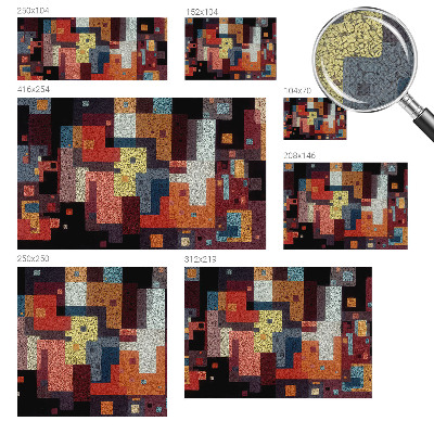 Detská tapeta Farebné tvary