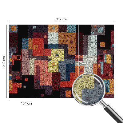 Detská tapeta Farebné tvary