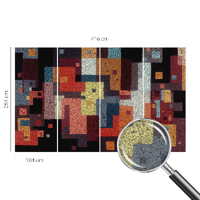 Detská tapeta Farebné tvary