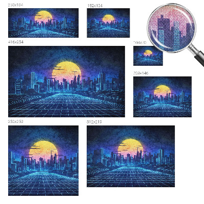 Fototapeta pre dievča Futuristická krajina