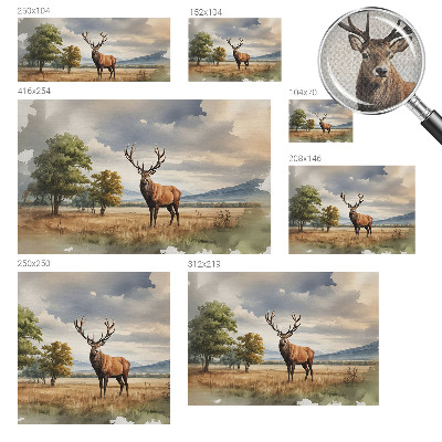 Moderná tapeta na stenu Majestátny jeleň