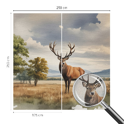 Moderná tapeta na stenu Majestátny jeleň