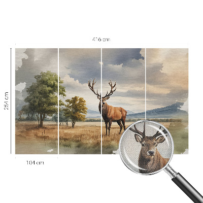 Moderná tapeta na stenu Majestátny jeleň