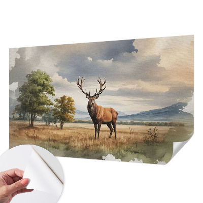Moderná tapeta na stenu Majestátny jeleň