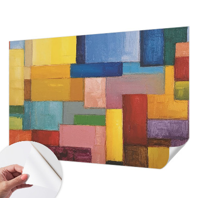 Tapety na stenu samolepiace Farebné obdĺžniky