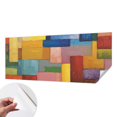 Tapety na stenu samolepiace Farebné obdĺžniky