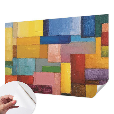 Tapety na stenu samolepiace Farebné obdĺžniky