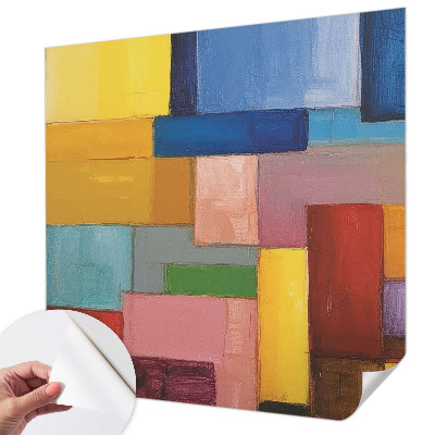 Tapety na stenu samolepiace Farebné obdĺžniky