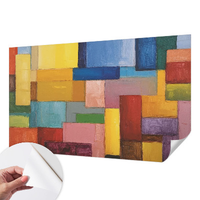 Tapety na stenu samolepiace Farebné obdĺžniky