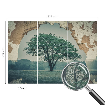 Samolepiaca fototapeta do spálne Osamelý strom