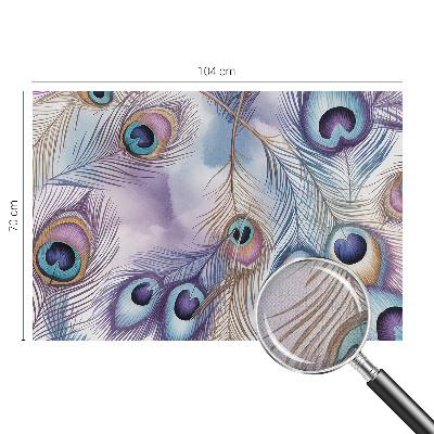 Samolepiaca fototapeta do detskej izby Pávie perie