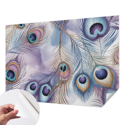 Samolepiaca fototapeta do detskej izby Pávie perie