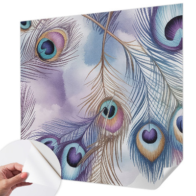 Samolepiaca fototapeta do detskej izby Pávie perie