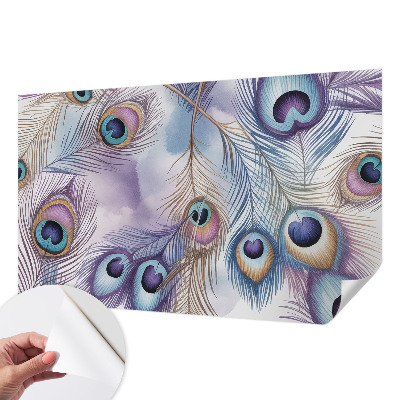 Samolepiaca fototapeta do detskej izby Pávie perie