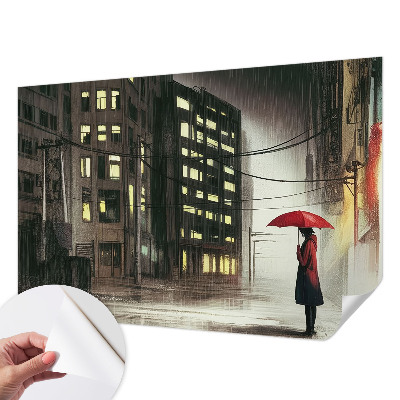 Detská fototapeta Daždivé mesto