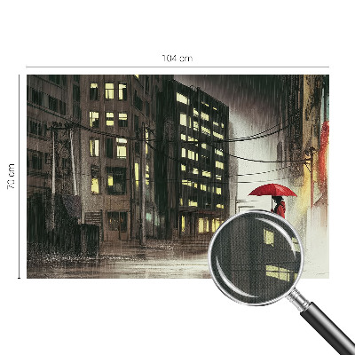 Detská fototapeta Daždivé mesto