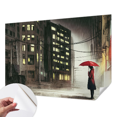 Detská fototapeta Daždivé mesto