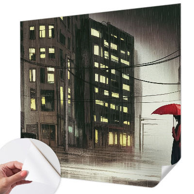 Detská fototapeta Daždivé mesto